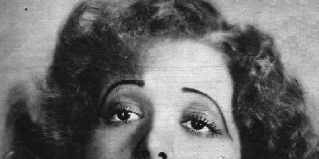 Consuelo de Guzmán, artista chilena que hizo en Hollywood el primer cinedrama hablado en español, ca. 1930