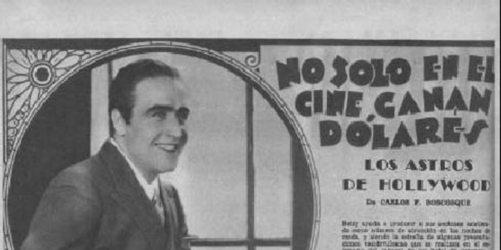No sólo en el cine ganan dólares los astros de Hollywood