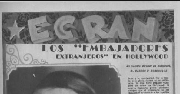 Los últimos estrenos, mayo de 1930