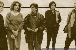 Diamela Eltit, Agatha Gligo, Raquel Olea, Eugenia Brito y Nelly Richard, 1987