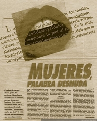 Mujeres, palabra desnuda