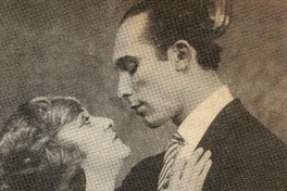 Silvia Villalaz y Jorge Infante, protagonistas de Martín Rivas, 1925