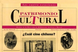 Revista Patrimonio cultural Nº 25