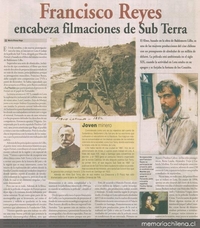 Francisco Reyes encabeza filmaciones de Sub Terra