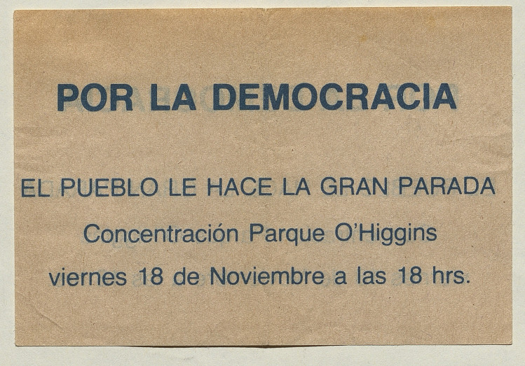 Por la democracia, 1983-1988