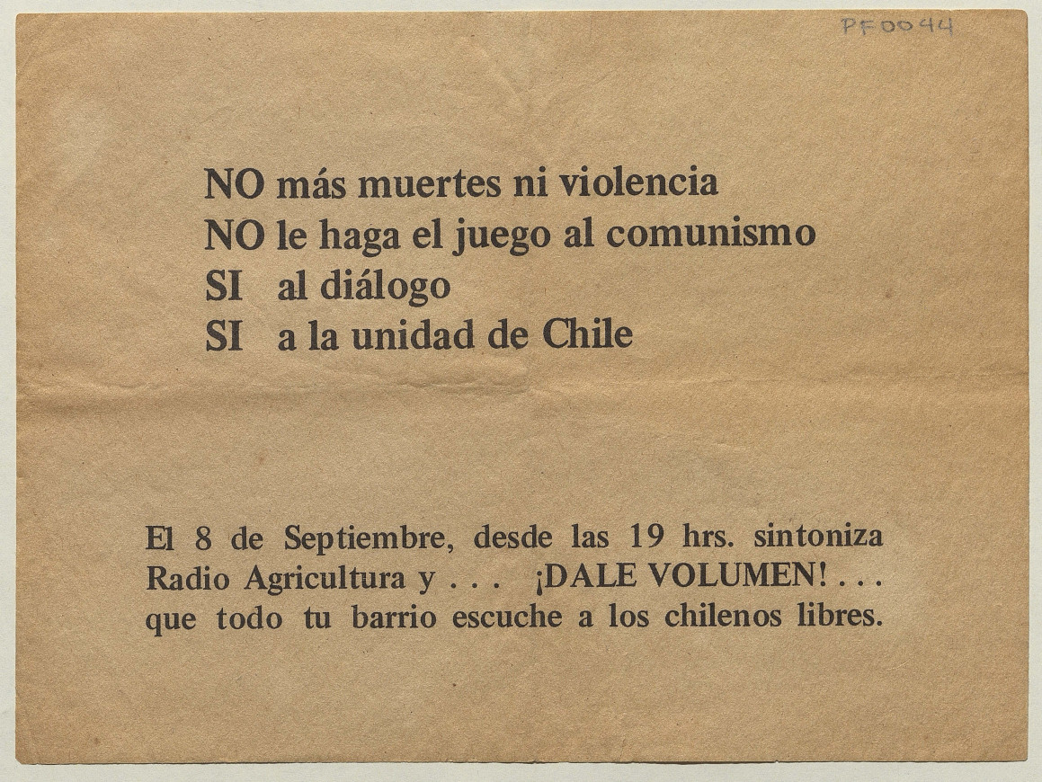 No más muertes ni violencia, 1983-1988