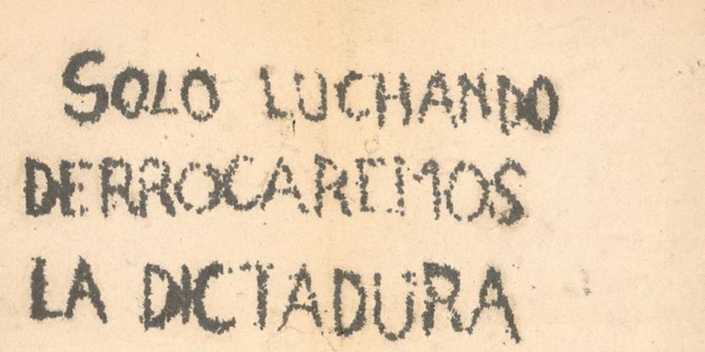 Sólo luchando derrocaremos la dictadura, 1983-1988