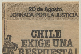 Jornada por la justicia, 1983-1988