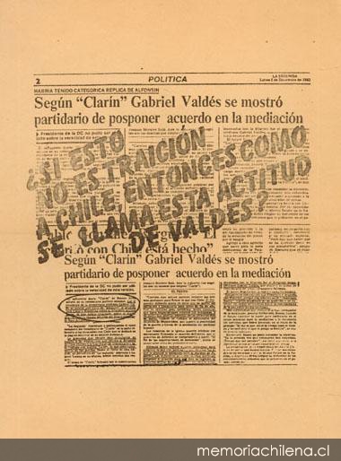 Si esto no es traición..., 1983-1988