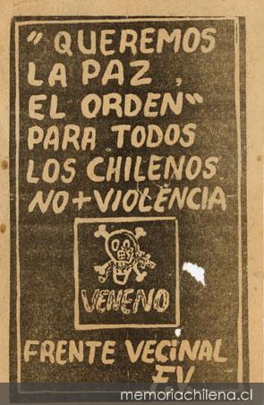 Queremos la paz, 1983-1988