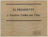 El Presidente y nosotros, unidos por Chile, 1983-1988