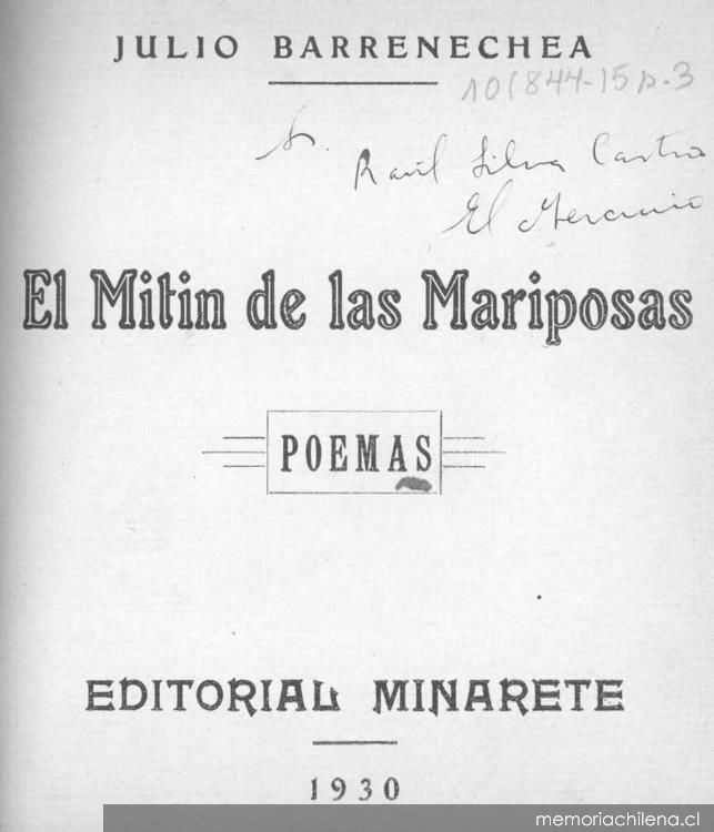 El mitin de las mariposas : poemas