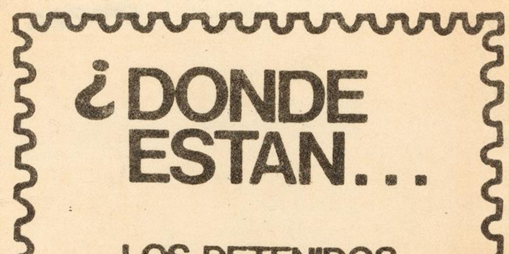 ¿Dónde están... los detenidos desparecidos?, 1983-1988