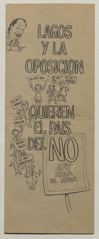 Lagos y la oposición quieren el país del NO