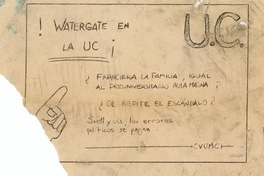 Watergate en la UC, 1983-1988