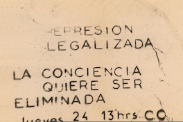 Represión Legalizada, 1983-1988