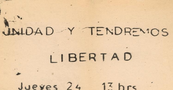 Unidad y tendremos libertad, 1983-1988