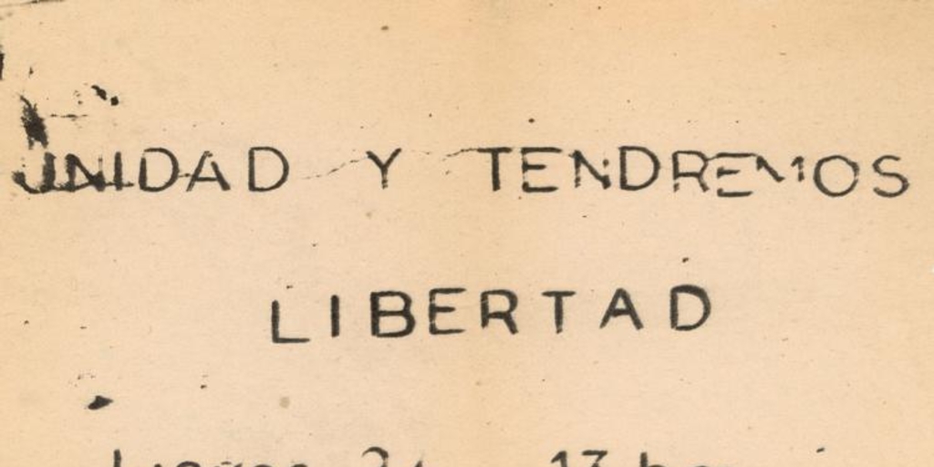 Unidad y tendremos libertad, 1983-1988