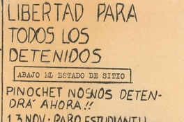 Libertad para todos los detenidos, 1983-1988