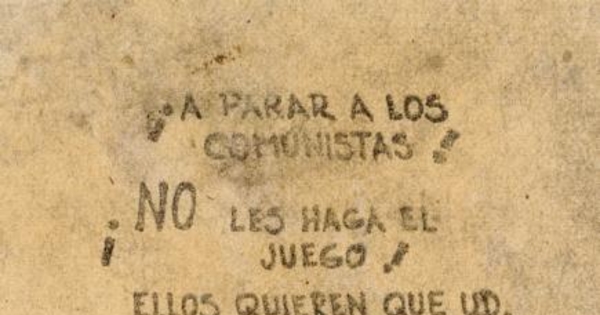 A parar a los comunistas, 1983-1988