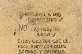 A parar a los comunistas, 1983-1988