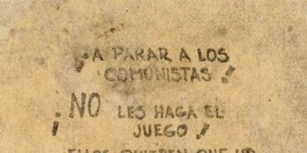 A parar a los comunistas, 1983-1988