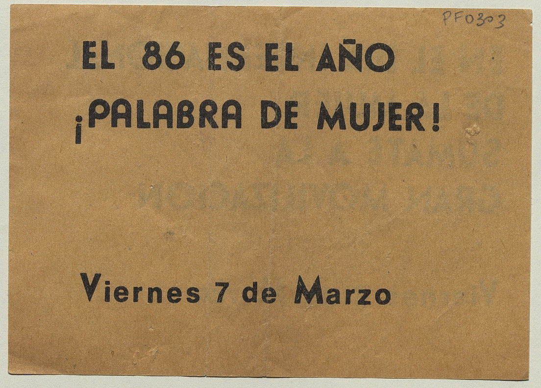 El 86 es el año, ¡palabra de mujer!