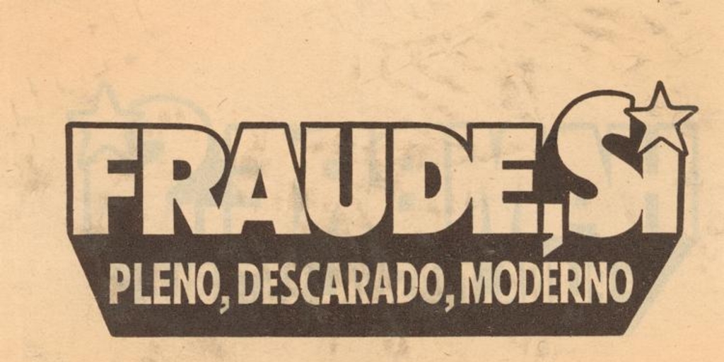 Fraude, Sí, 1988