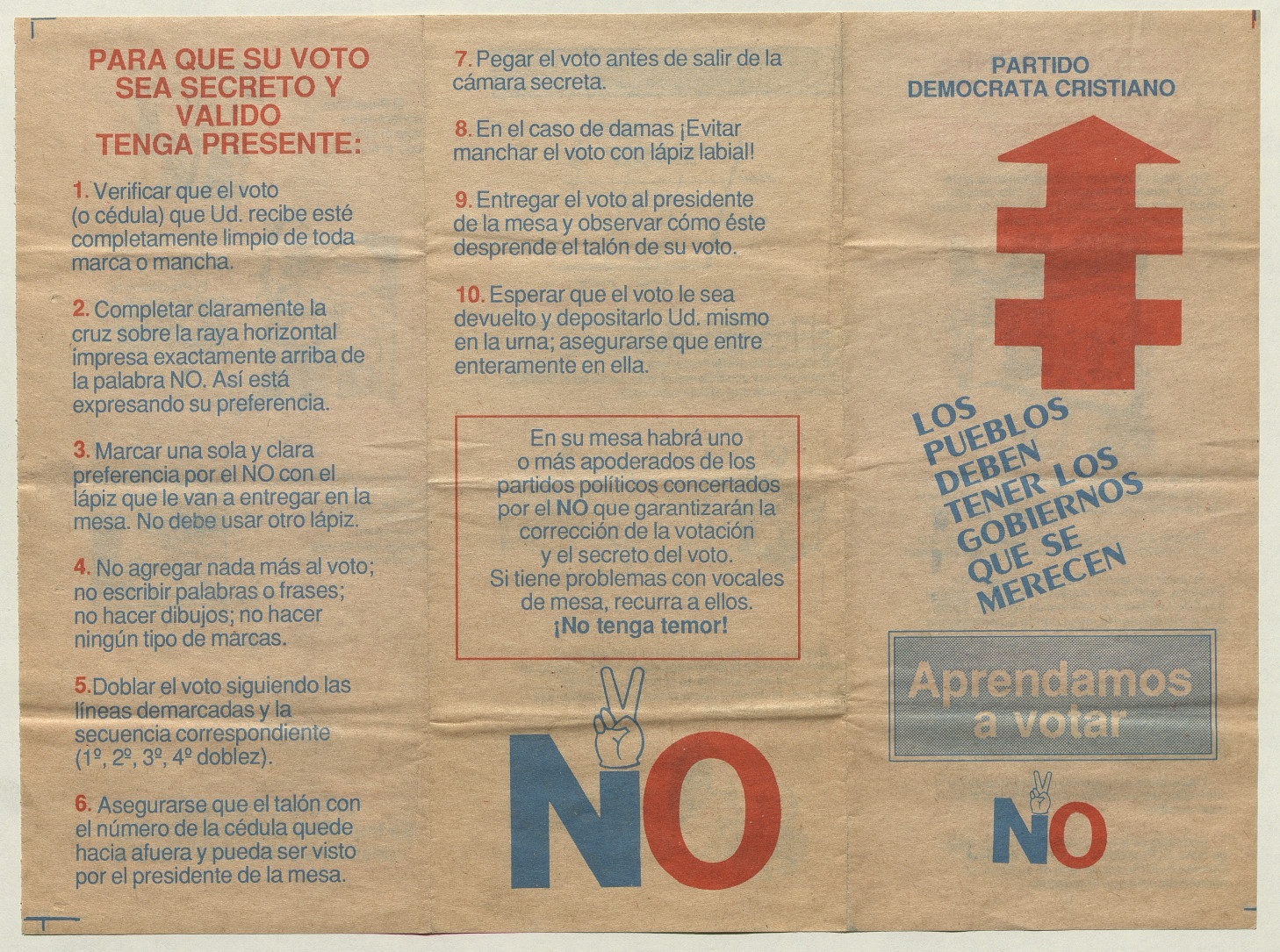 Aprendamos a votar, 1988