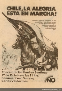 Chile, la alegría está en marcha, 1 de octubre 1988