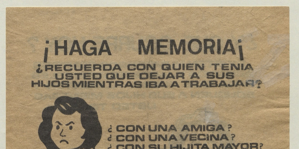 ¡Haga memoria!