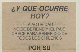 Vote Sí : por su seguridad y su bienestar, 1988