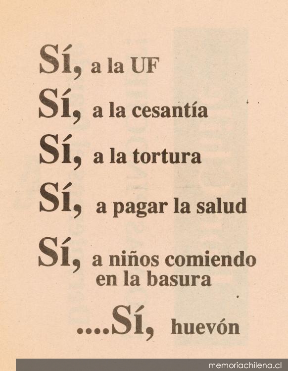 Sí, huevón, 1988