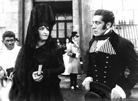 Clara Werther y Pedro Sienna en El Húsar de la muerte
