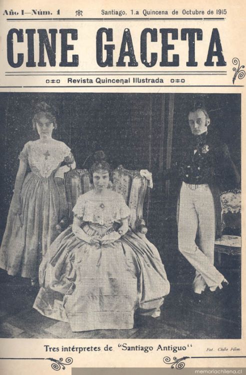 Cine Gaceta : año 1, n° 1, primera quincena de octubre de 1915