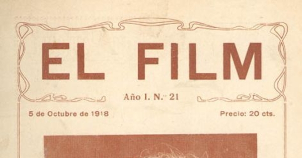 El Film : año 1, n° 21, 5 de octubre de 1918