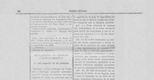 Reglamento de Censura Cinematográfica