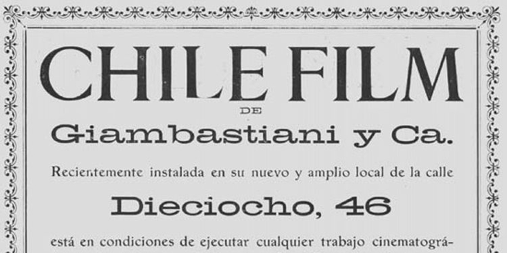 Chile Film de Giambastiani y Ca., Dieciocho 46