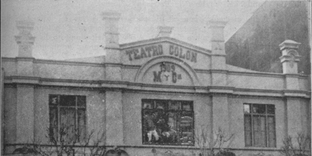 El Teatro Colón de Valparaíso en la década de 1920