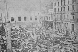 El Teatro Politeama de Santiago incendiado en 1908