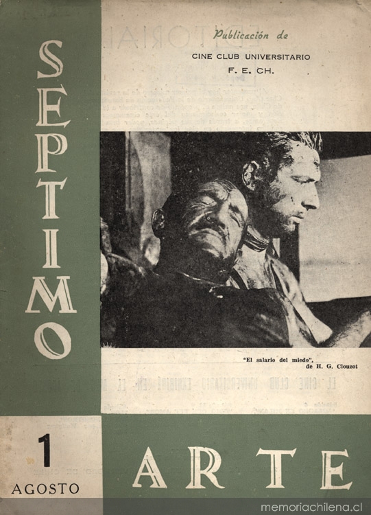 Séptimo Arte : año 1, n° 1, agosto de 1954