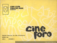 Cine Foro : año 2, n° 4, enero 1965