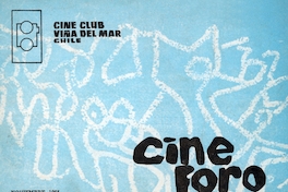 Cine Foro : año 2, n° 5, noviembre 1965