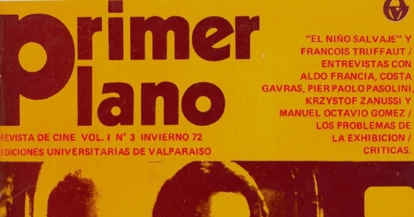 Primer Plano : año 1, n° 3, invierno 1972