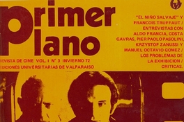 Primer Plano : año 1, n° 3, invierno 1972