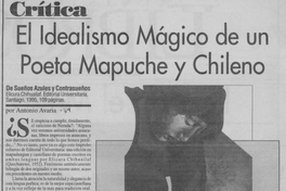 El idealismo mágico de un poeta mapuche y chileno