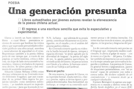 Una generación presunta