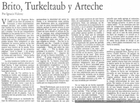 Brito, Turkeltaub y Arteche