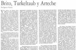 Brito, Turkeltaub y Arteche