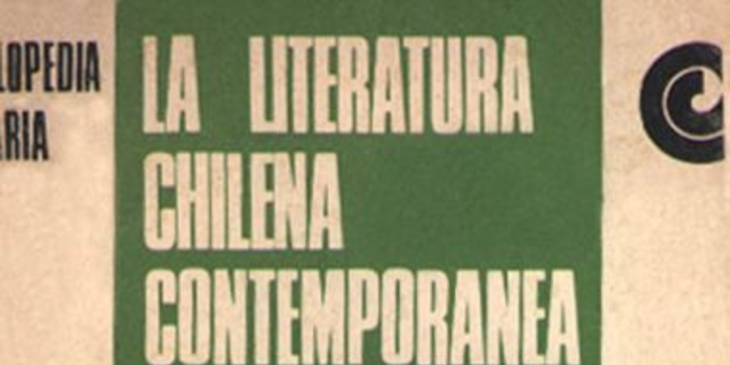 La literatura chilena contemporánea